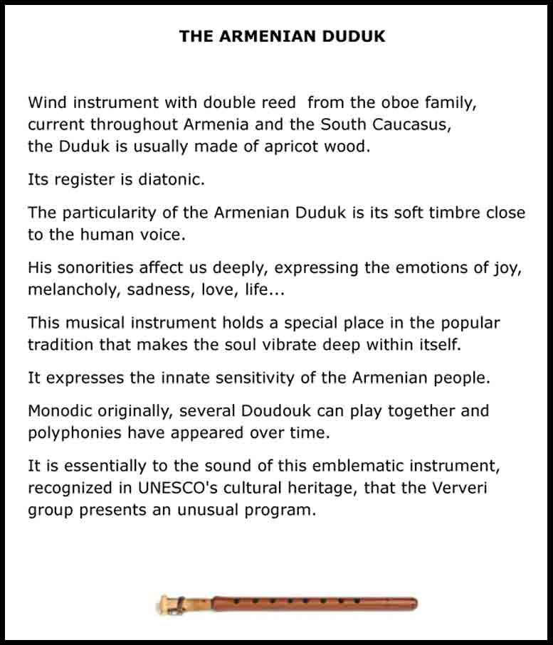 The Armenian Duduk